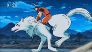 Toriko riding Terry
