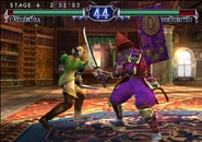 90963-soulcalibur-ii-gamecube-screenshot-cassandra-attacking-yoshimitsus