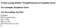 Templates!