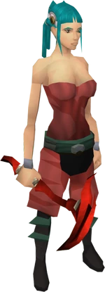 Dragon pickaxe equipped