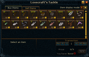 Lovecraft's Tackle stock
