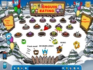 PENGUIN EATING