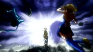 Zero defeats Happy and Lucy