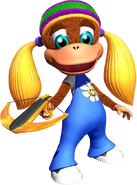 Tiny Kong Art (Donkey Kong 64)