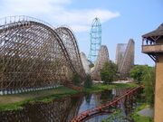El Toro (Six Flags Great Adventure) landscape