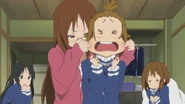 Sawako punishes Ritsu