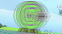 Pink pegasus view of Dizzitron blurred S3E7