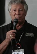 Mario Andretti speaking at the Barber Legends of Motorsport 2010 crop
