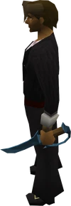 Rune defender equipped