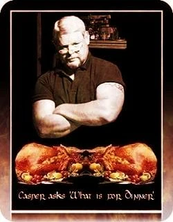 Casper Asks What is for dinner Y'all