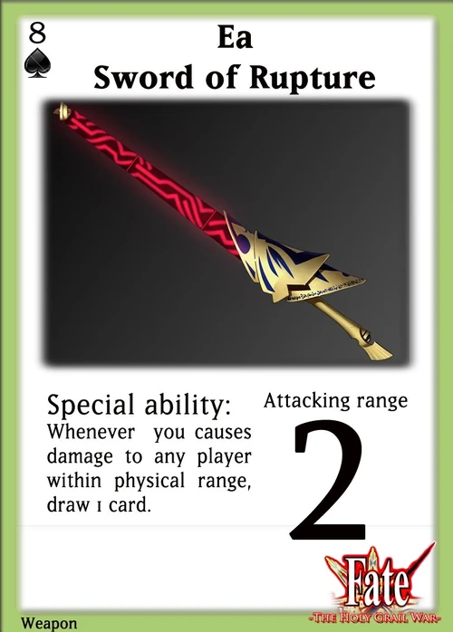 Ea Sword of Rupture Fate The Holy Grail War Wiki