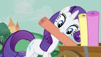 Rarity putting rolls of cloth S3E8