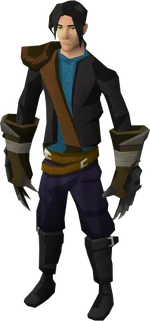 Iron claws equipped