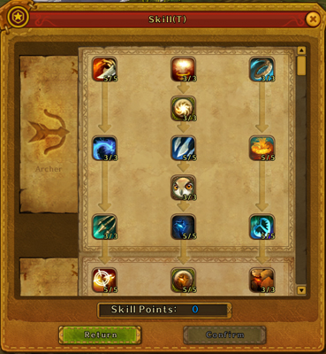 Skilltree archer