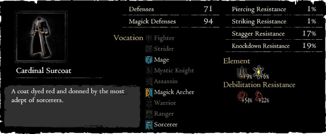 Dragonforged Cardinal Surcoat