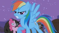 Rainbow Dash super angry S01E21