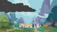 Smoke approaches Ponyville S01E07