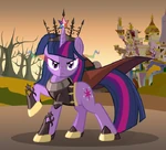 Evil Twilight Sparkle by artist-ibringthazelc
