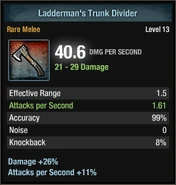 Ladderman's trunk divider