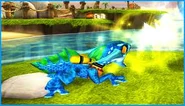 Zap using his Lightning attack