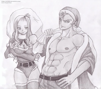 Laxus x mirajane sexy christmas