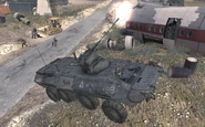 BTR-80 firing Enemy of my Enemy MW2