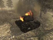 Destroyed T-34 WAW