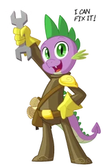 Spike by artist-equestria-prevails