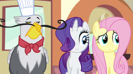 Rarity, Fluttershy & Griffon chef S2E24