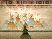 Tapestry glows