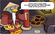 Earning Fire Sandals