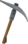 Steel pickaxe detail