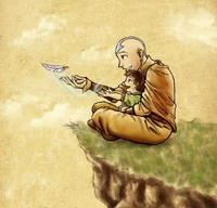 Aang and Tenzin