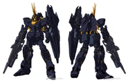 RX-0(N) Unicorn Gundam Banshee Norn Front and Back