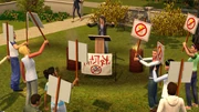 UL Sims protest