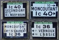 79 Largeasse plaques Ic36-Ic40