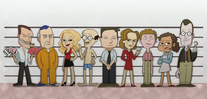 Fan art cast lineup