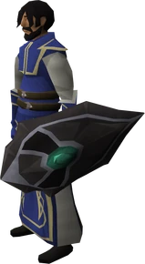 Chaotic kiteshield equipped