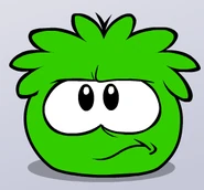 Angry Green Puffle