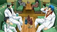 Toriko, Coco and Komatsu travelling towards Jidar Kingdom Eps 88