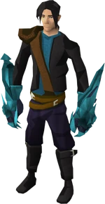 Rune claws equipped