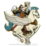 Goofy as Hercules riding Pegasus