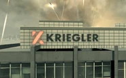 Kriegler sign on a building MW3