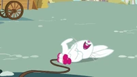 Angel on the ground laughing S03E11