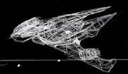 Son'a Fighter CGI wire Frame model by Robert Rioux