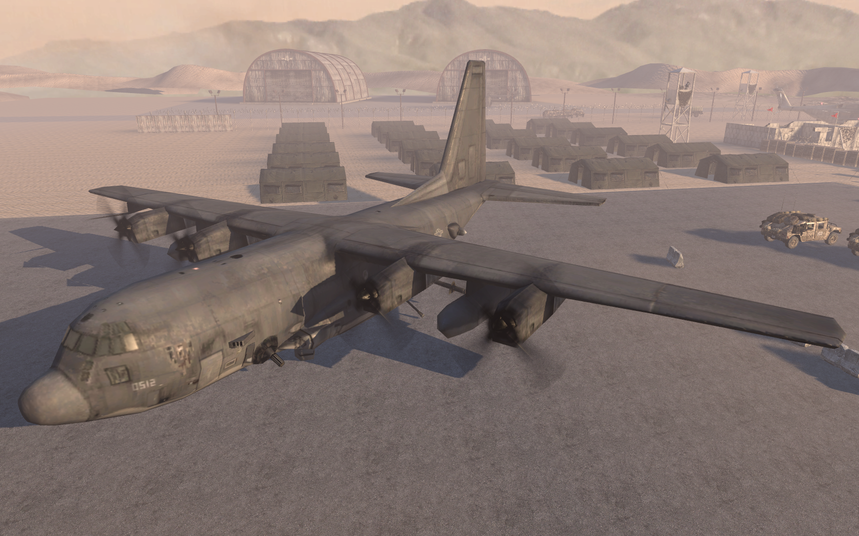 This ac130 wasn't FLYABLE but players could use its cannons without se...