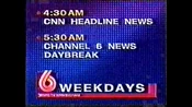 WBRC's Channel 6 News and CNN Headline News Morning promo from 1996