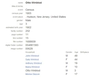 Winblad-JohnEdward-Pedersen-Salmine 1905 census