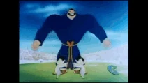 Bluto as Hercules