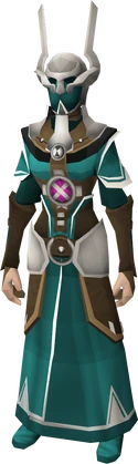 Ancient ceremonial robes equipped